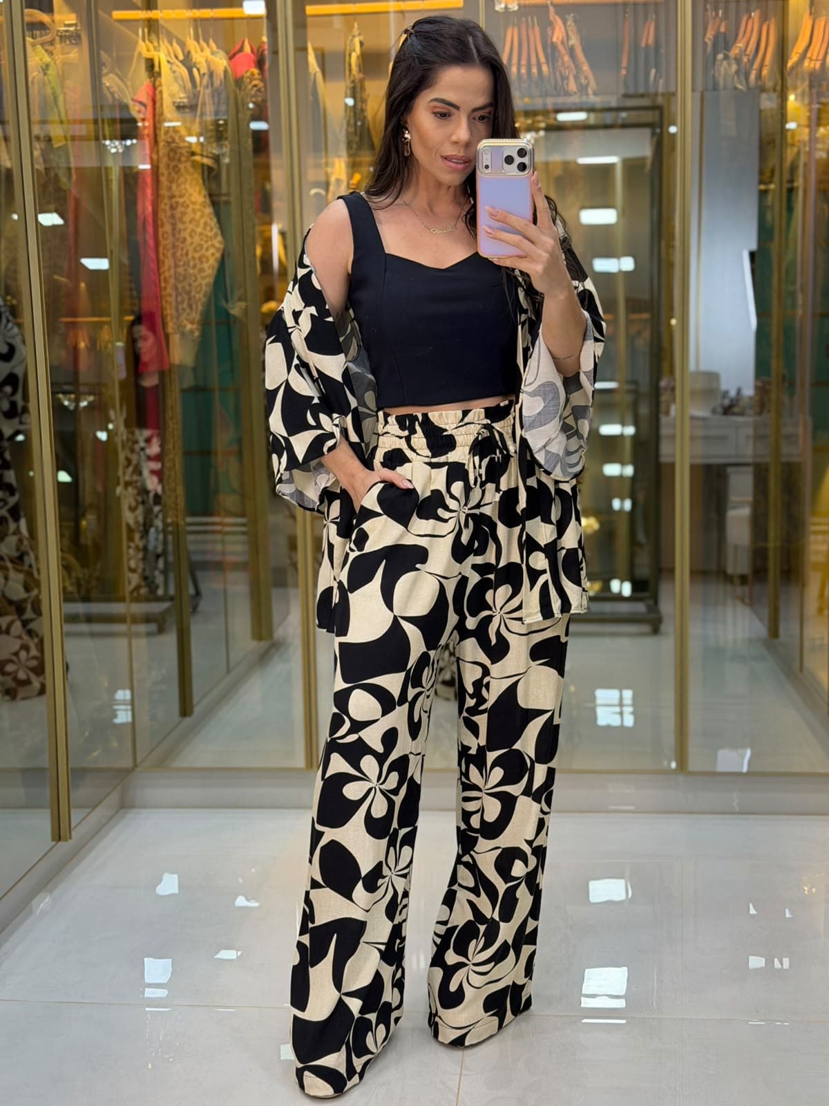 CONJUNTO KIMONO CALCA